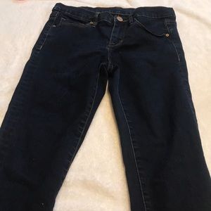 Dark skinny jeans